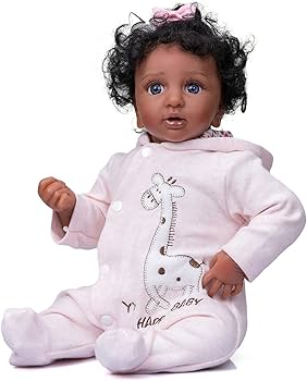 Amazon.co.jp: アフリカ系アメリカ生まれの赤ちゃん人形17インチ未熟児