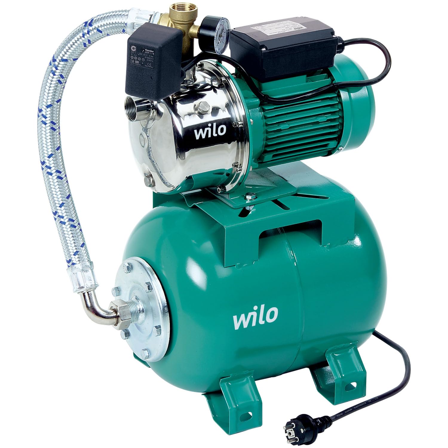 Wilo - Pompe eau froide - Surpresseur domestique mono WILO-JET HWJ 203 - Réservoir de 20 litres pour eaux claires
