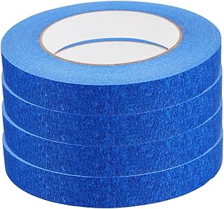 COSMEVIVI 4rollos Cinta De Enmascarar Para Automóviles Cinta De Línea Fina De Color Azul Suministros De Pintura Para Proyectos De Bricolaje