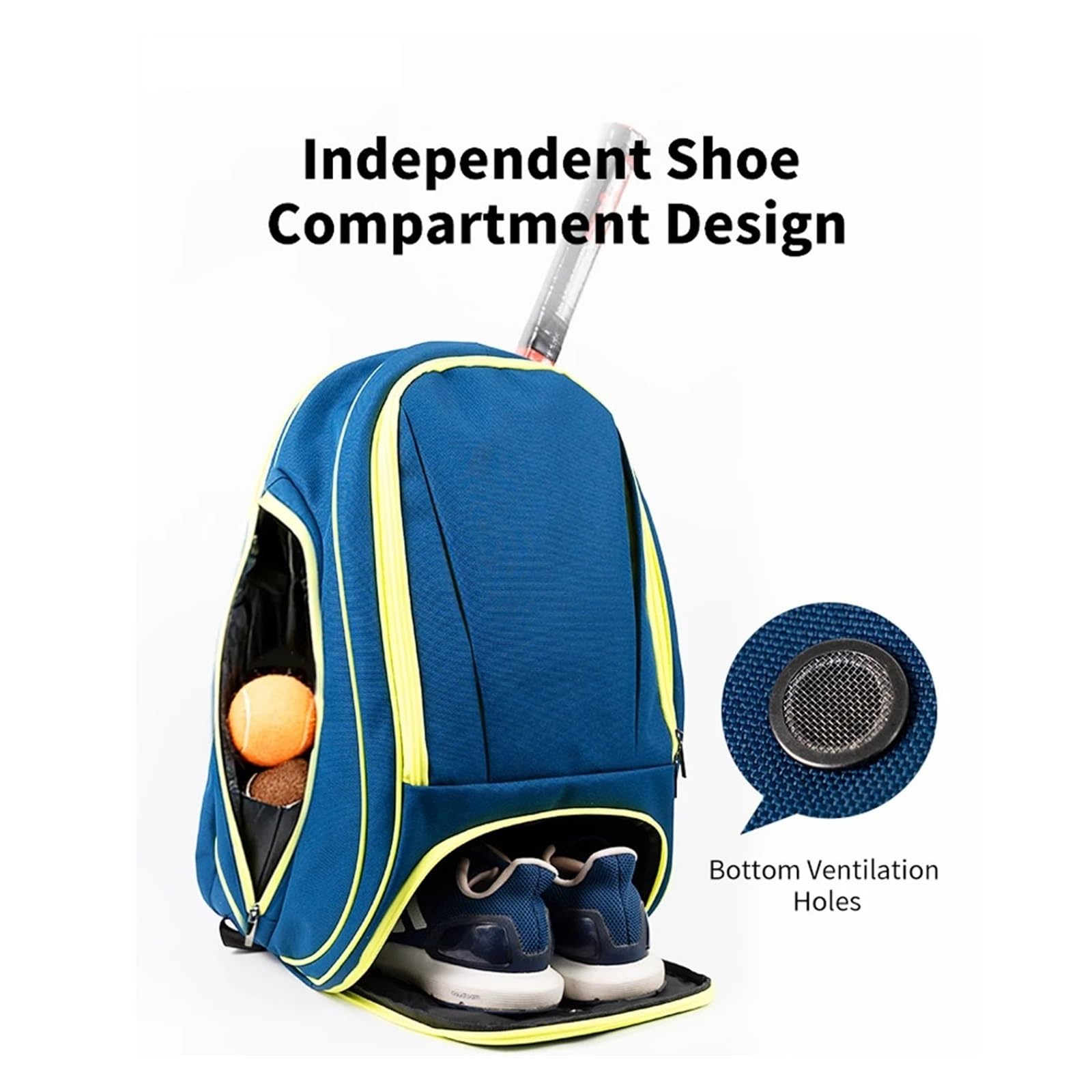 Raquetero Tenis Raquetas De Tenis Bolsa Mochila Bádminton Padel Raqueta Squash