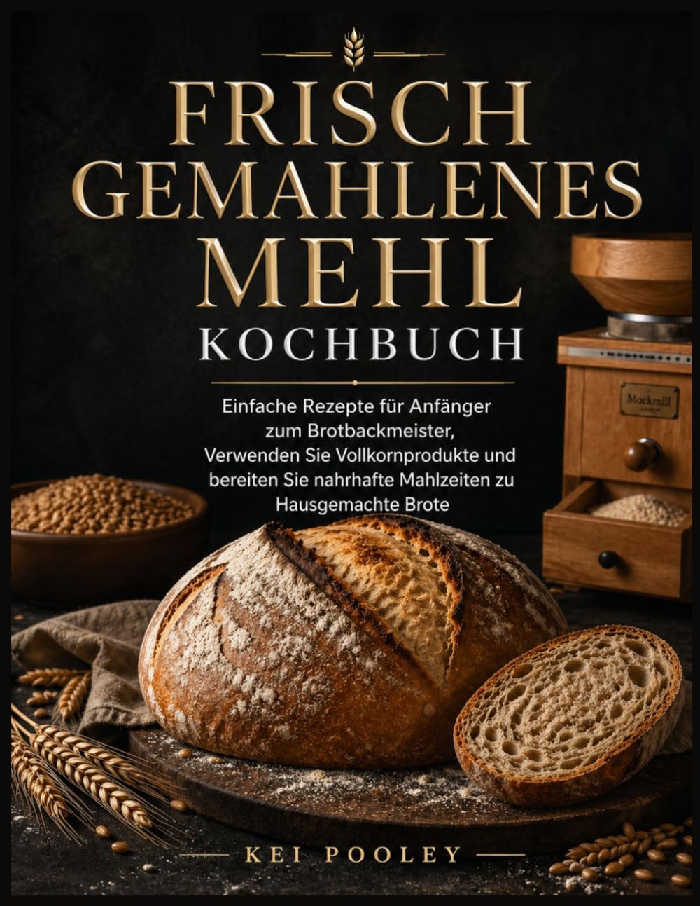 Frisch gemahlenes Mehl Kochbuch: Einfache Rezepte für Anfänger zum Brotbackmeister, Verwenden Sie Vollkornprodukte und bereiten Sie nahrhafte Mahlzeiten zu Hausgemachte Brote