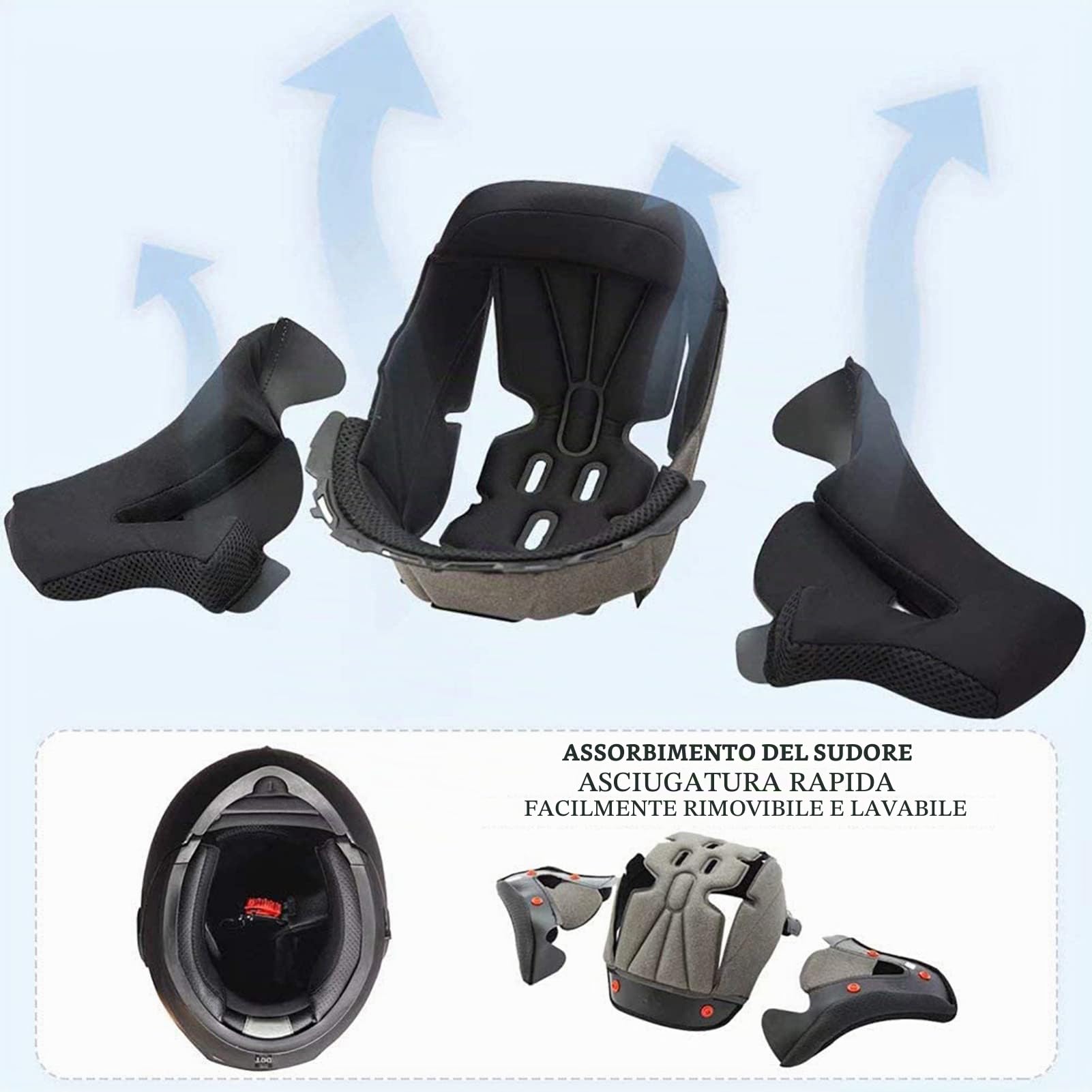Casco Moto Modulare Bluetooth Integrato, Casco Moto Integrale Con Doppia Visiera Anteriore Ribaltabile Antiappannamento, Casco Da Corsa Certificato DOT/ECE Per Uomini Adulti, Donne E3,M=57-58CM