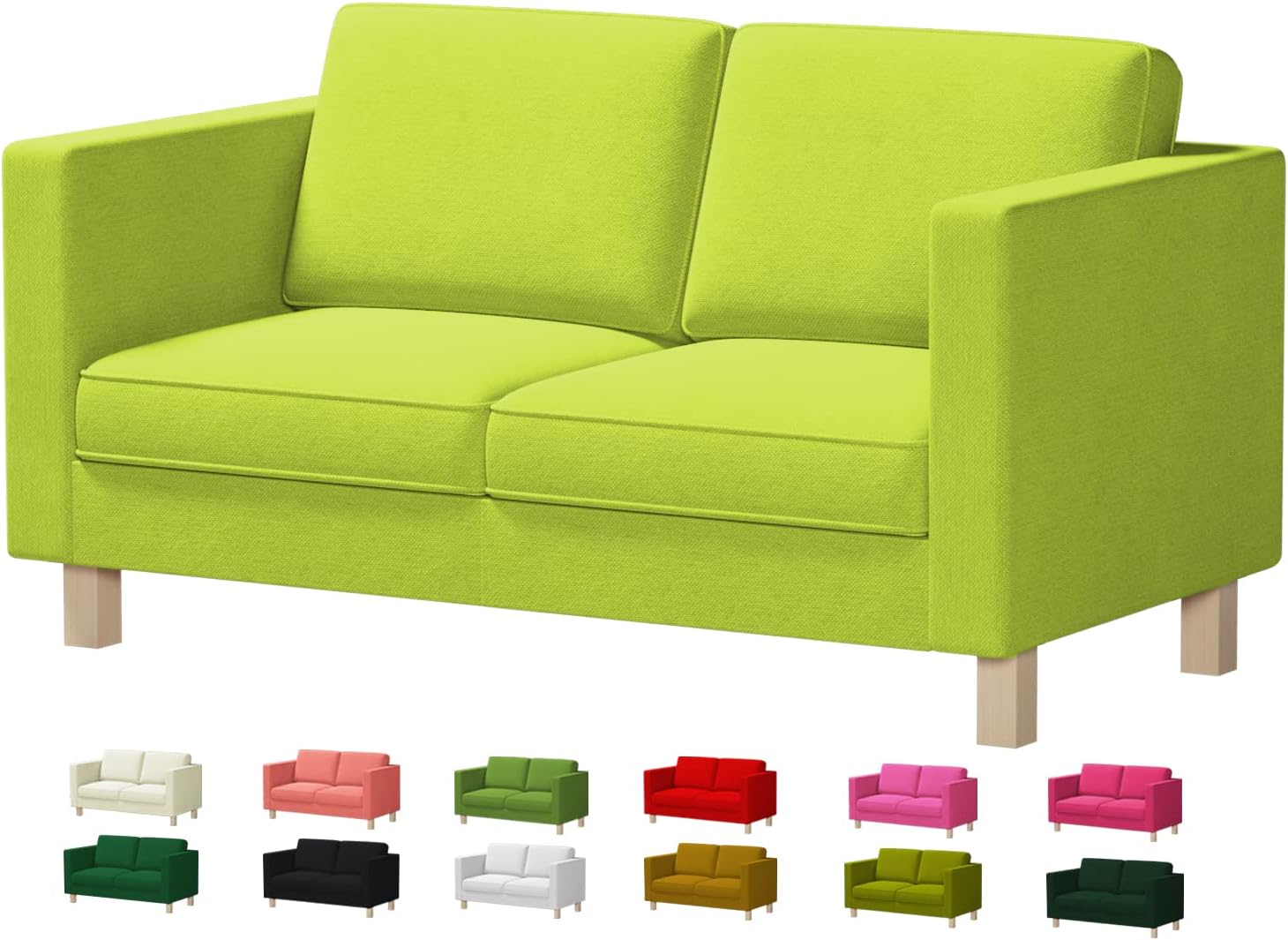 Velvet Karlstad Sofa Replacement Cover Fits IKEA Karlstad 3