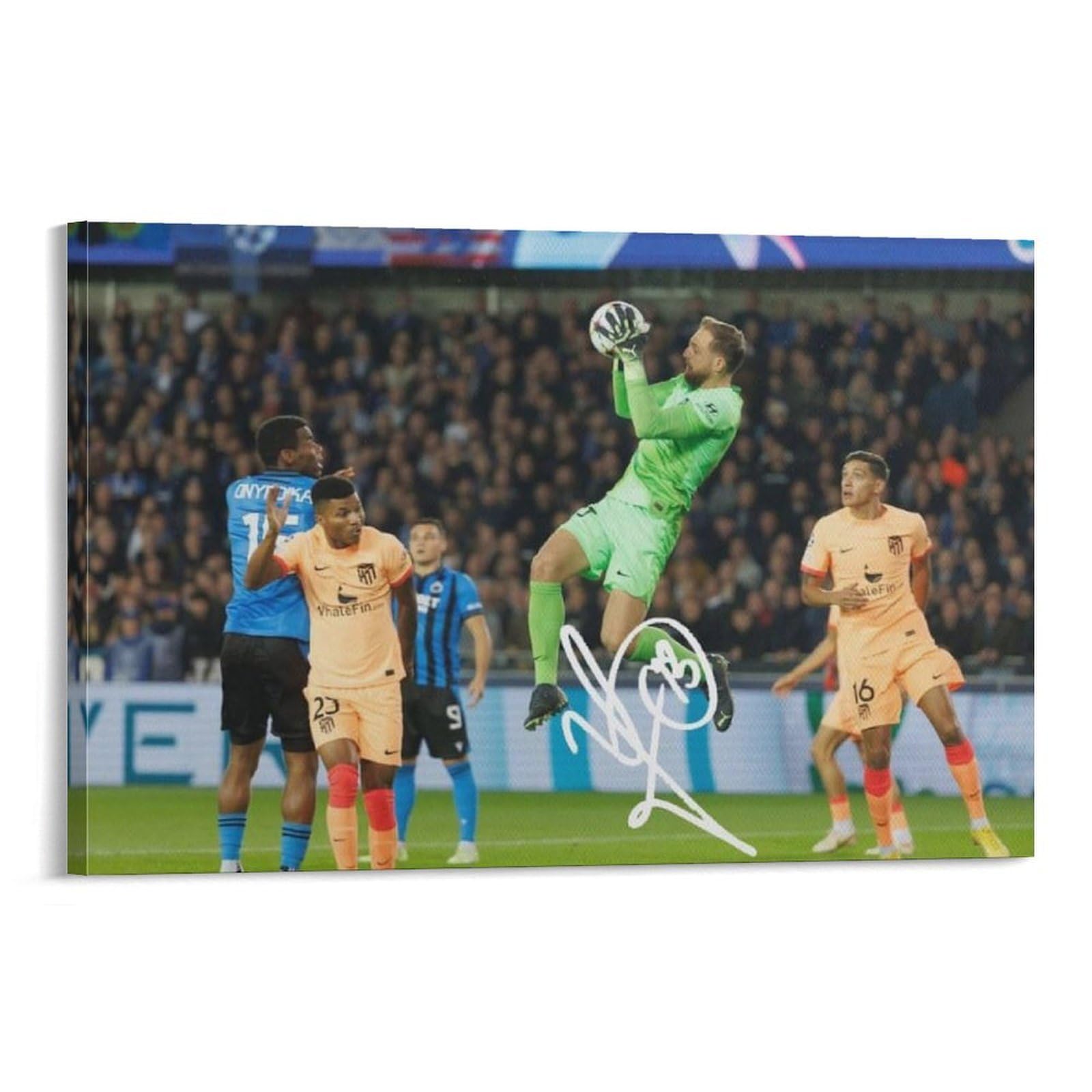 ASUIU Jan Oblak Canvas Poster Poster Painting Canvas Wall Art Living Room Posters Painting 24x36inch(60x90cm)