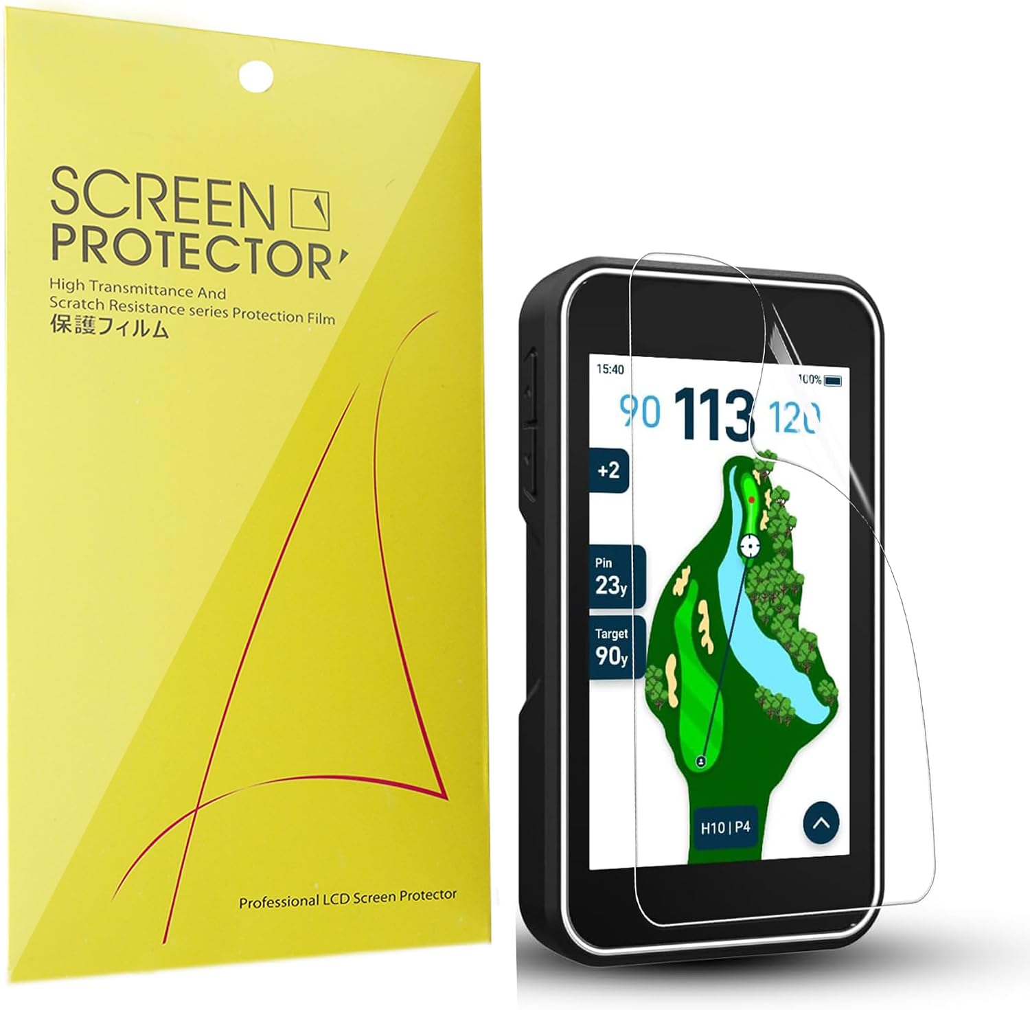 Lamshaw Compatible for Shot Scope H50 Screen Protector, [6 Pack] Full Coverage TPU Clear Film Compatible for Shot Scope H50 GPS Handheld (6 Pack)
