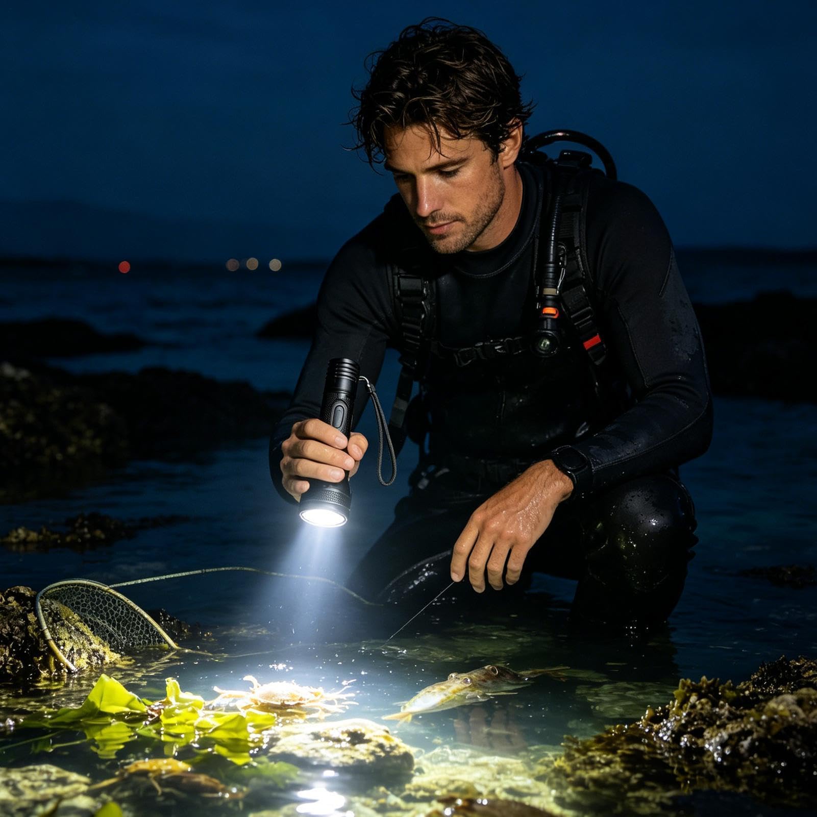 Lampe torche plongée étanche 3 modes étanches, puissants et lumineux | Torche LED pour plongée sous-marine étanche pour le snorkeling, les sports en plein air et les activités de sécurité