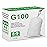 Code G 8-9 Gallon 100 Count Heavy Duty Trash Bags 1.2 Mil THICK 8-9 Gallon / 30 Liter Drawstring White Garbage Can Liners Compatible with simpIehuman Code G | Heavy Duty Plastic Trash Bags