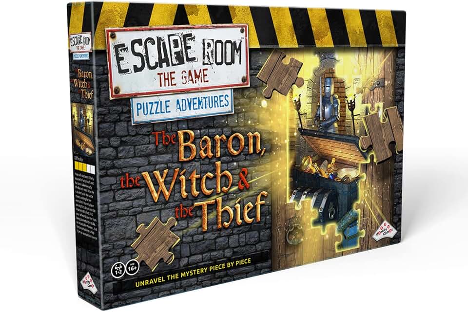 Escape Room The Game Puzzle Adventures: The Baron, The Witch and The Thief | Jigsaw Puzzle and Escape Room in One for Adults and Teens (English Version)