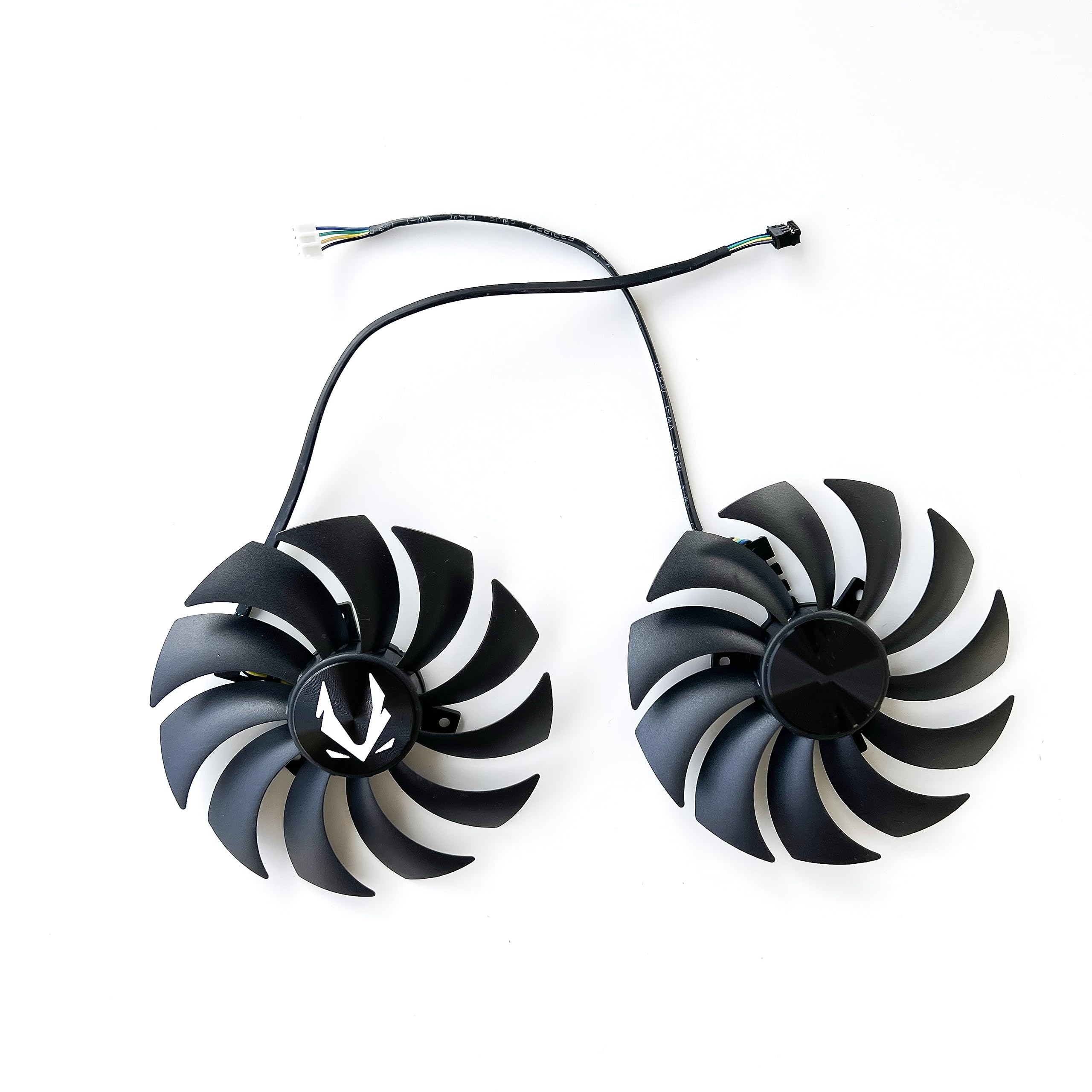 SISS Wentylator karty graficznej chłodzący do Zotac Gaming RTX 3070 AMP Holo Fan zamiennik GAA8S2U, średnica wentylatora 100 mm, zestaw 2 sztuk