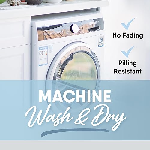 Miniatura 6 de MICRODRY Tapete de baño de espuma viscoelástica extra grueso, moderno, con infusión de carbón, base antideslizante GripTex, absorbente, de fácil