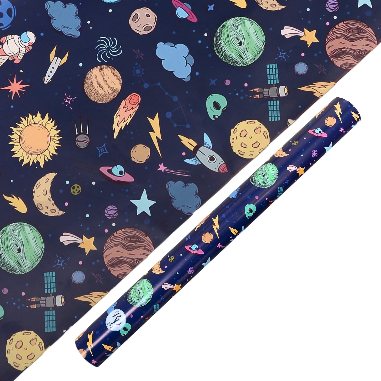 - Skywalk Colorful Space theme Gift Wrapping Paper Sheets Set of 25 (Size-19.5 x 29.5), Perfect for Wrapping kids Gifts SWGP-66