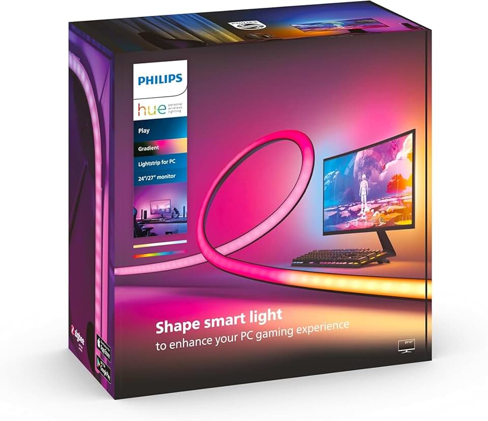 Play Gradient PC Lightstrip [for 24-27 Inch Screens] LED Sma