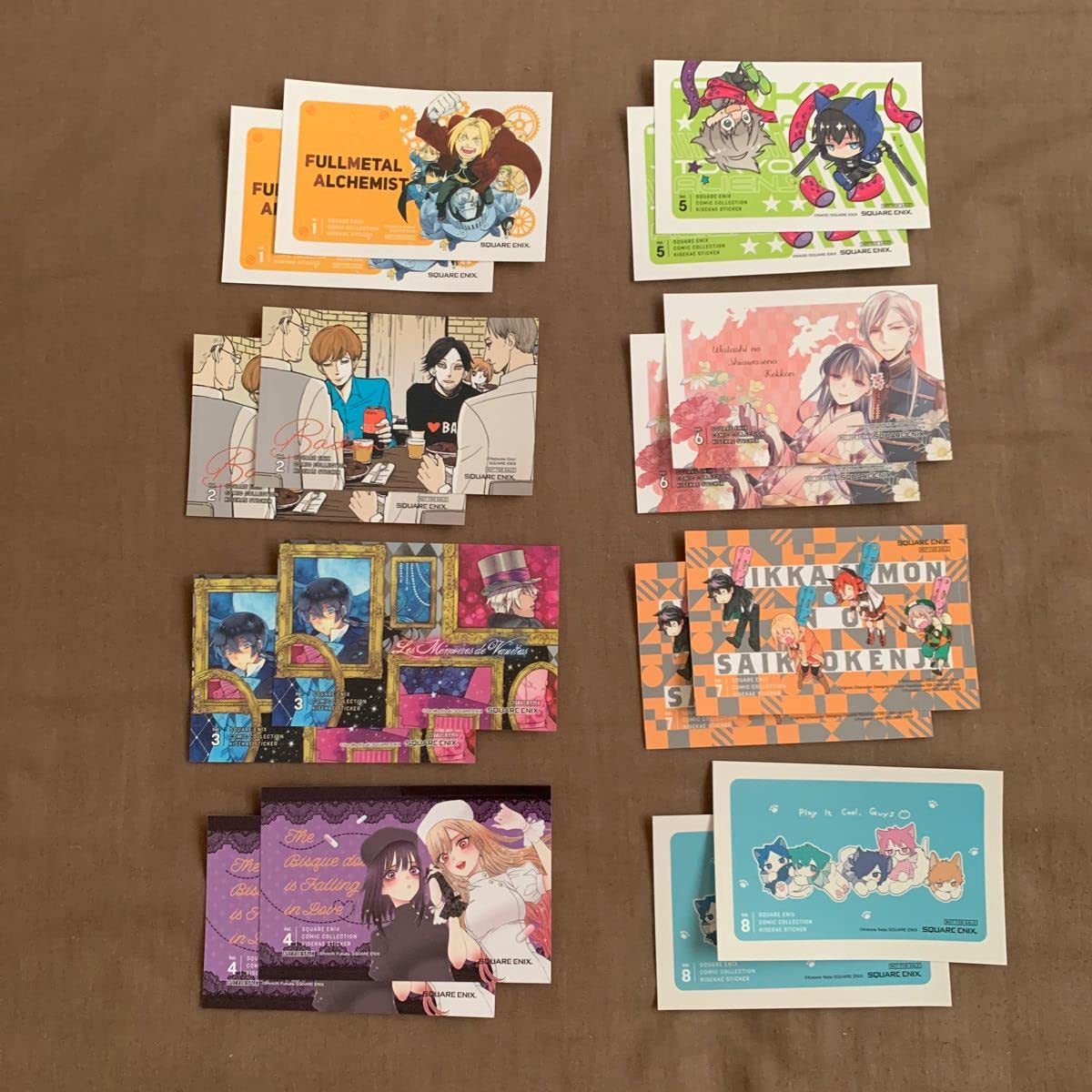 スクエアエニックス コミッパ ステッカー　薬屋のひとりごと　40枚 対象の書店で期間中にスクウェア・エニックスの雑誌・コミックス