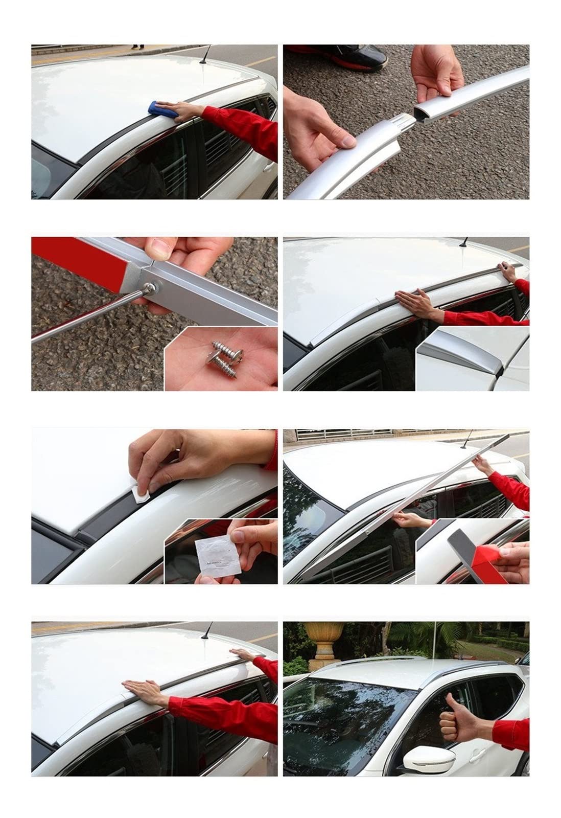 Barre Portatutto Per Nissan Qashqai J11 (2015-2020) - Portapacchi Tetto Decorativi In Lega Alluminio Argentato, Facili Da Montare