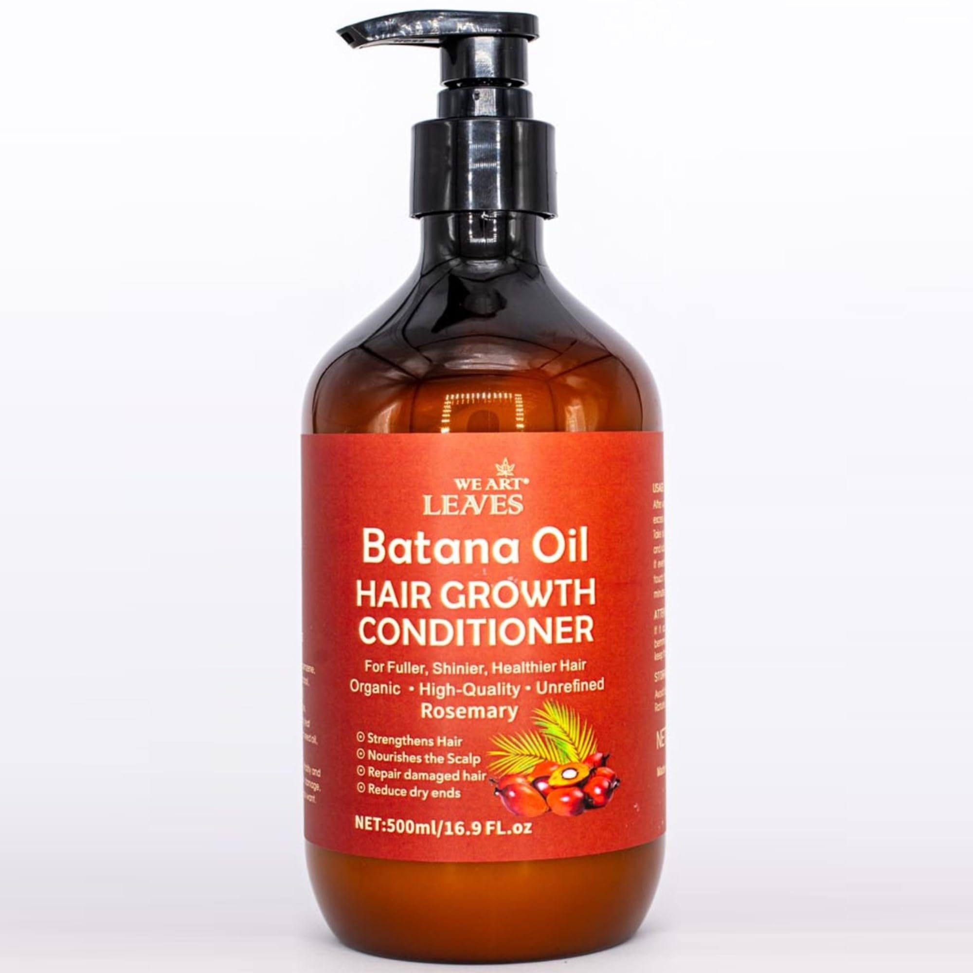 Batana Rosemary Conditioner 500g, Deep Nourishing Hair Treatment with Natural Oils, Strengthens, Hydrates & Repairs