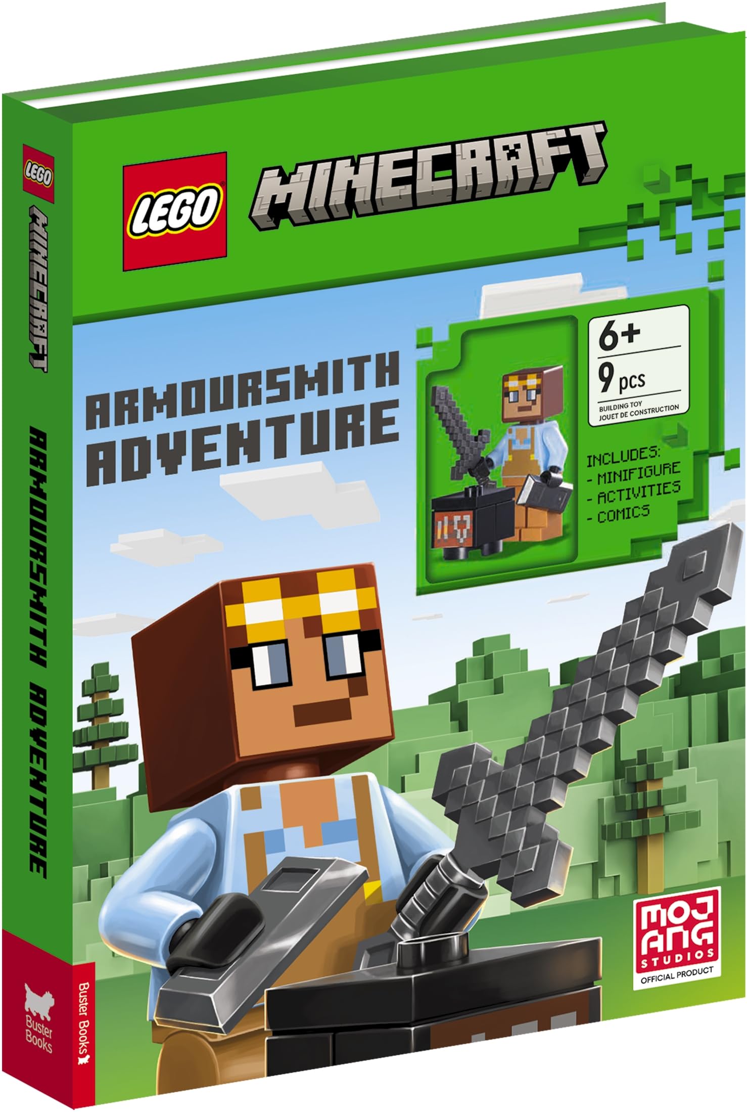 LEGO Minecraft: Armoursmith Adventure Activity Box (with Armoursmith minifigure and accessories)