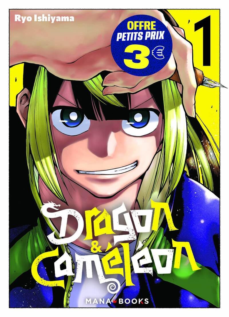 Dragon & Caméléon T01 à 3 euros - Ryo Ishiyama - Mana Books - broché - Manga
