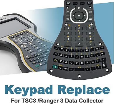 QWER Version Keypad Replace for Trimble TSC3 / Spectra Precision Ranger 3 Data Collector RTK GPS Surveying Accessories