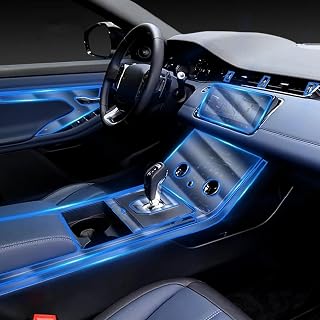 AzuMio Para Land Range Rover Evoque 2019-2023 Car Interior filme TPU transparente autoadesivo filme de pintura Anti