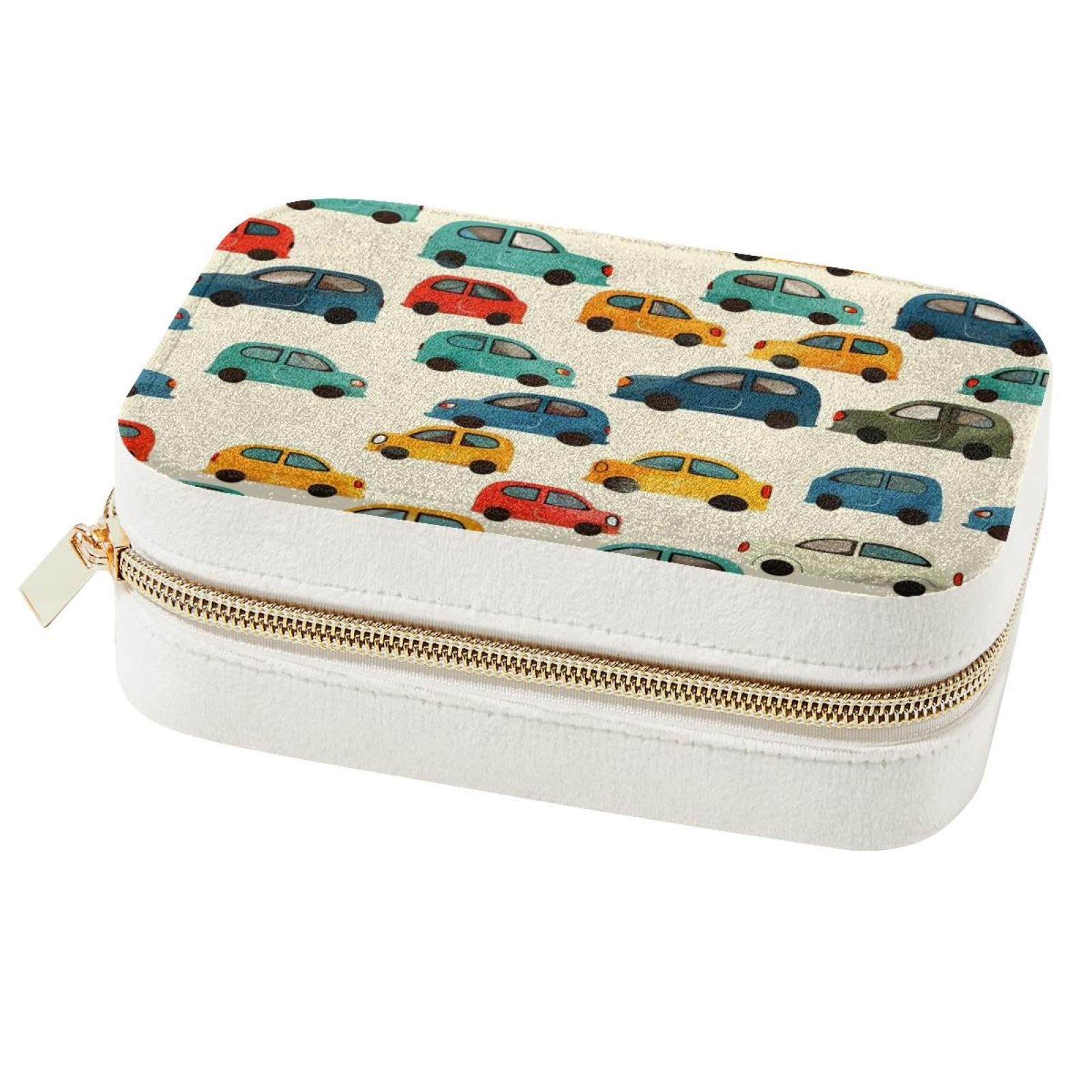 Boîte à bijoux voiture portable pour voyage et sac à main de fille