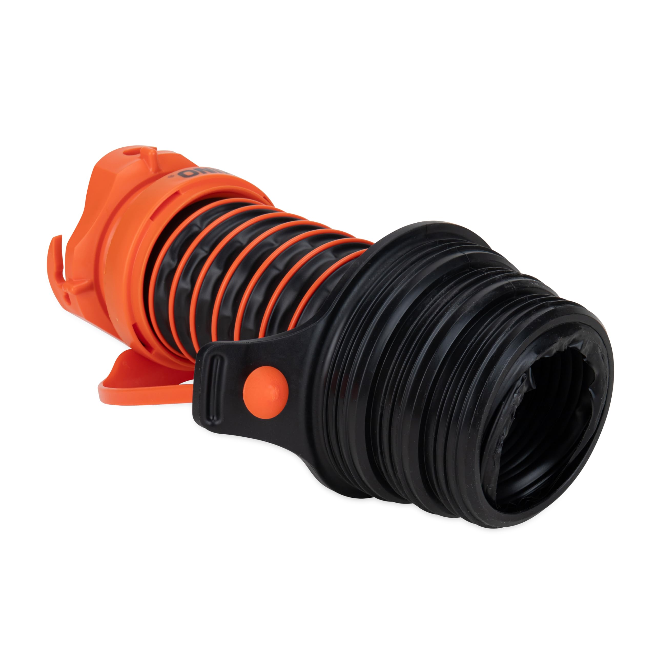 Camco 39319 Guarnizione per fognatura 3 in 1 con tubo RhinoExtreme e maniglia flessibile che rende l'ingresso di collegamento semplice e meno pratico, nero, standard