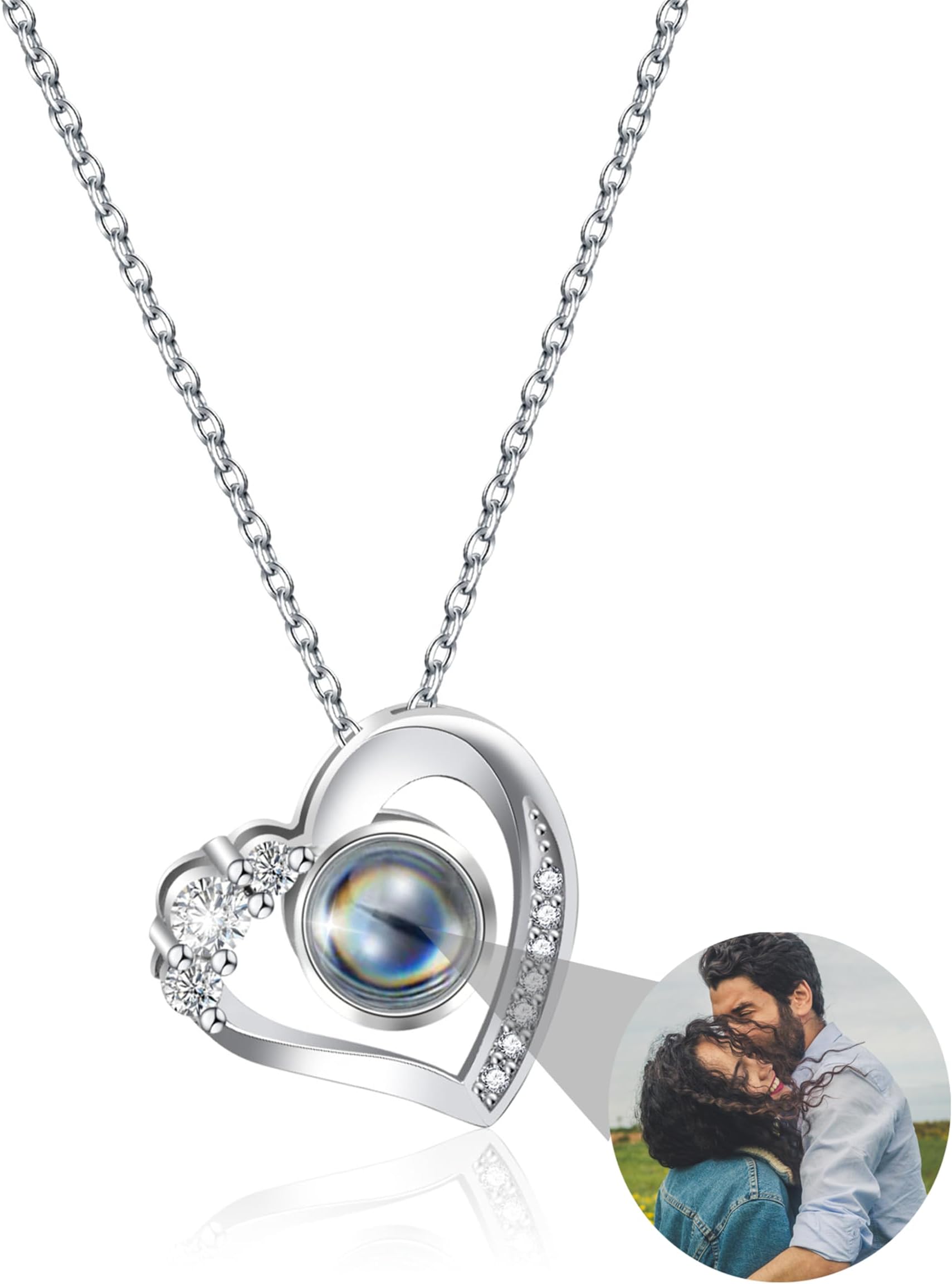 Heart Photo Necklace