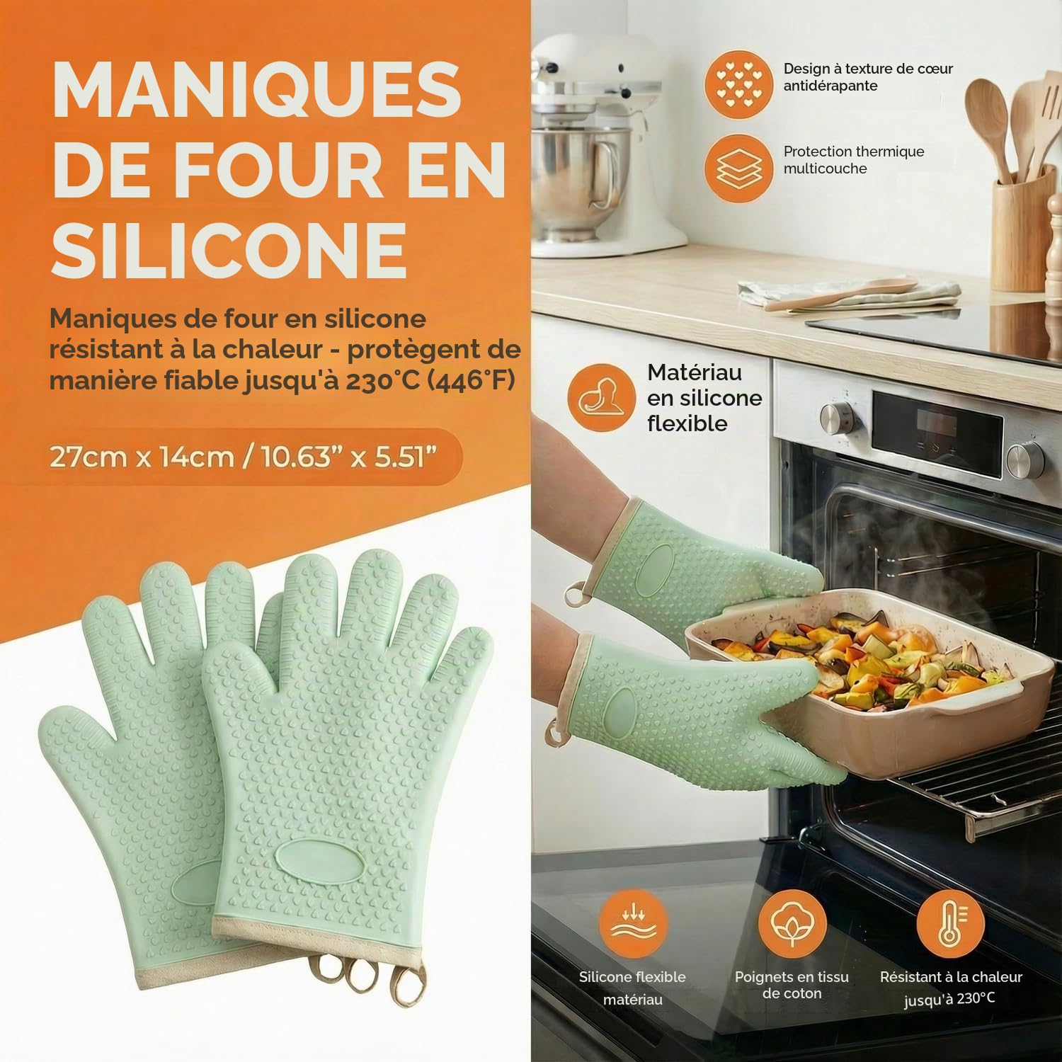 Accessoires pour Air Fryer Ninja - Set de 29 Moules en Silicone Réutilisable Compatible Foodi FlexDrawer 10.4L (AF500EU) et Cosori 10L - Plats, Grilles pour Friteuse sans Huile