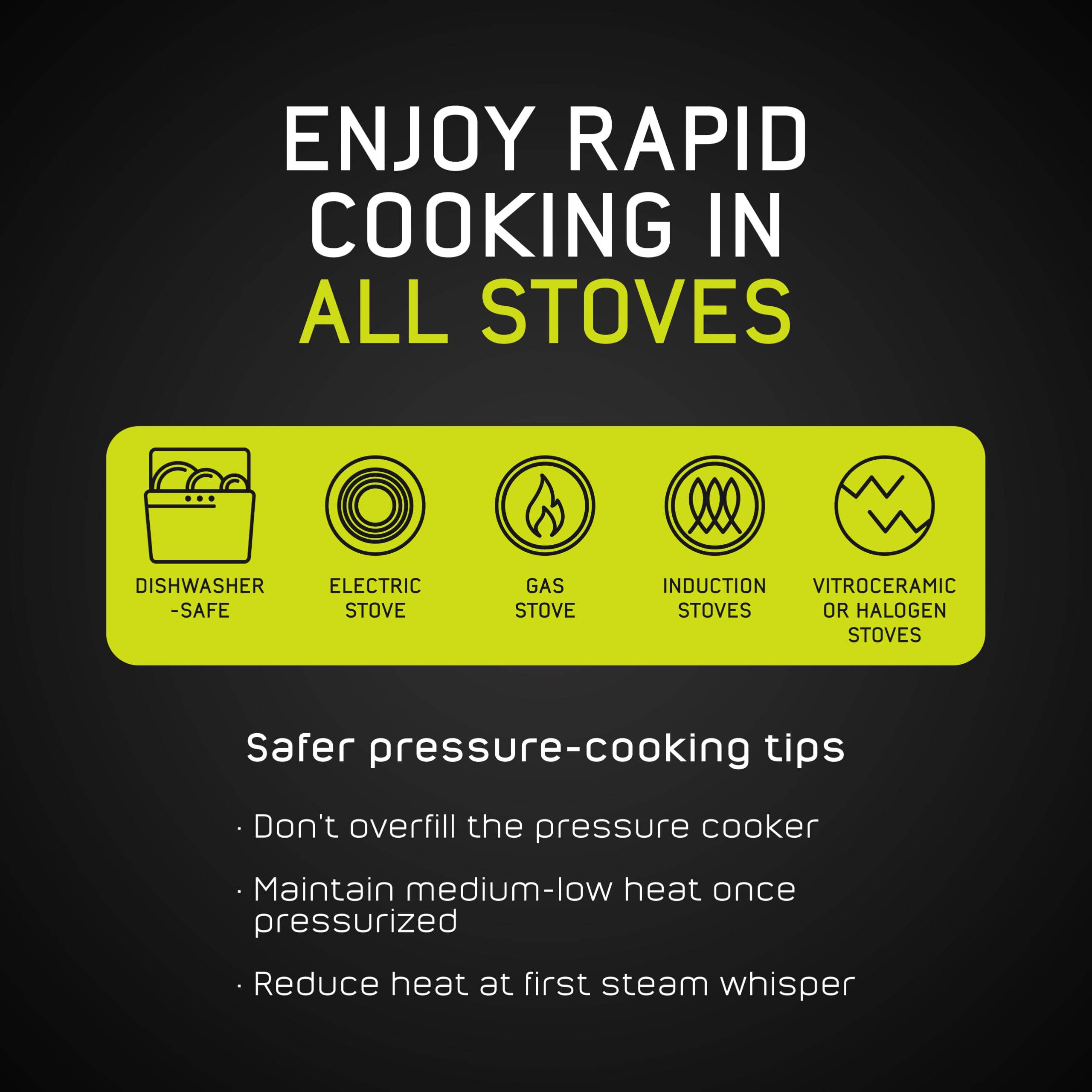 Universal Pressure Cooker - 6.3 Qt, Easy Open -6 Universal Pressure Cooker - 6.3 Qt, Easy Open -6