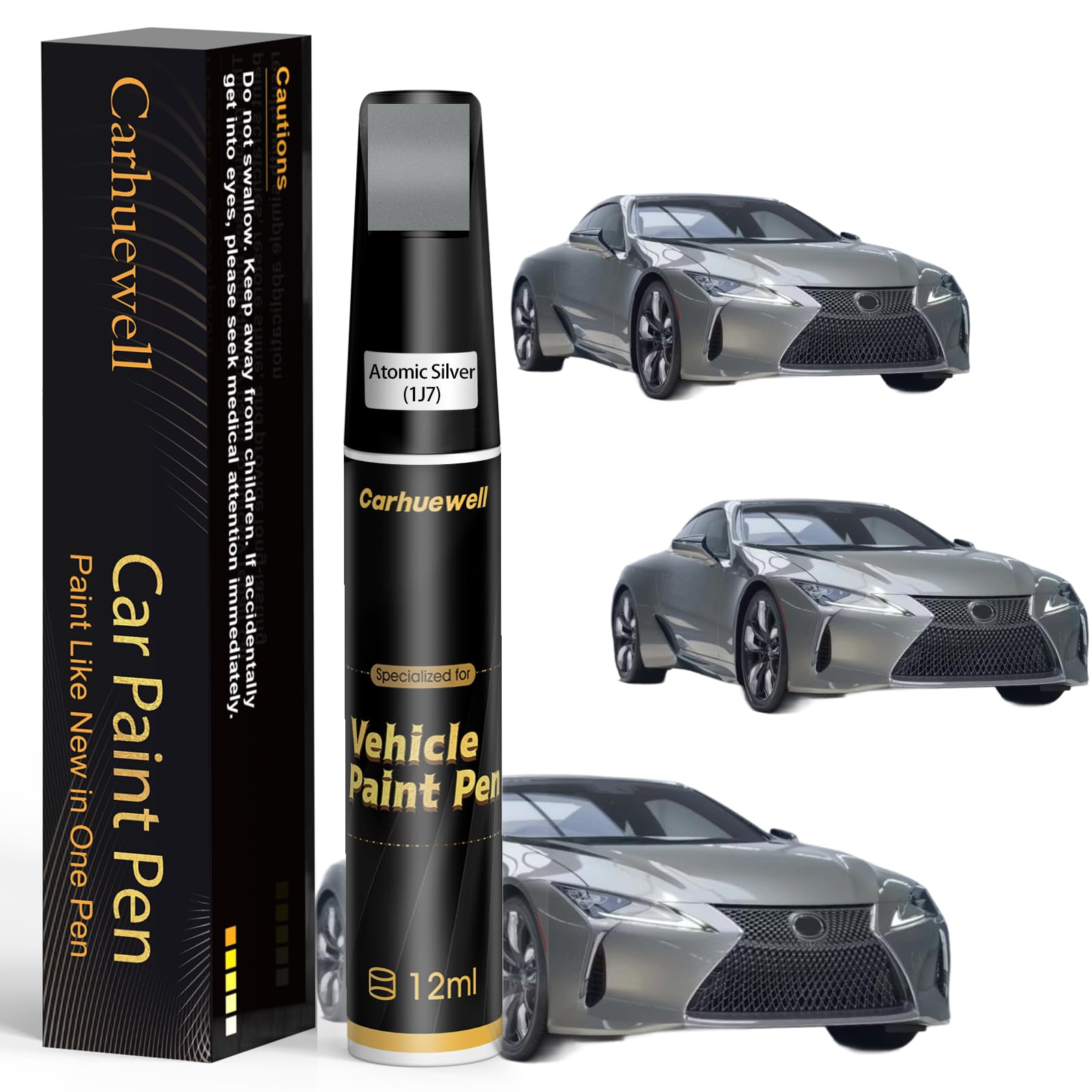 Amazon.com: (1J7) Atomic Silver Touch Up Paint Compatible with