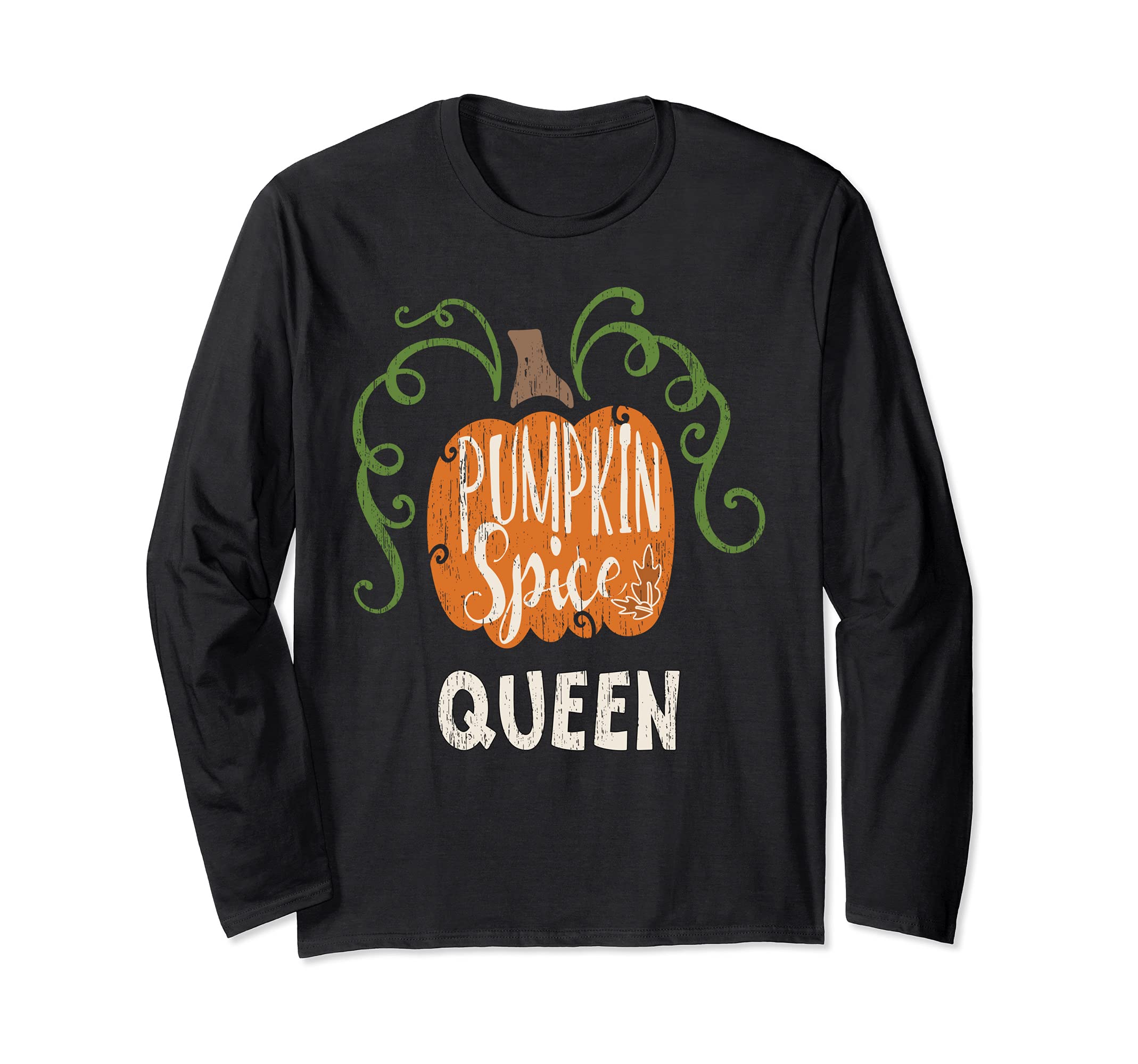Funny Queen Pumki Spice Fall Matching for Family Long Sleeve T-Shirt