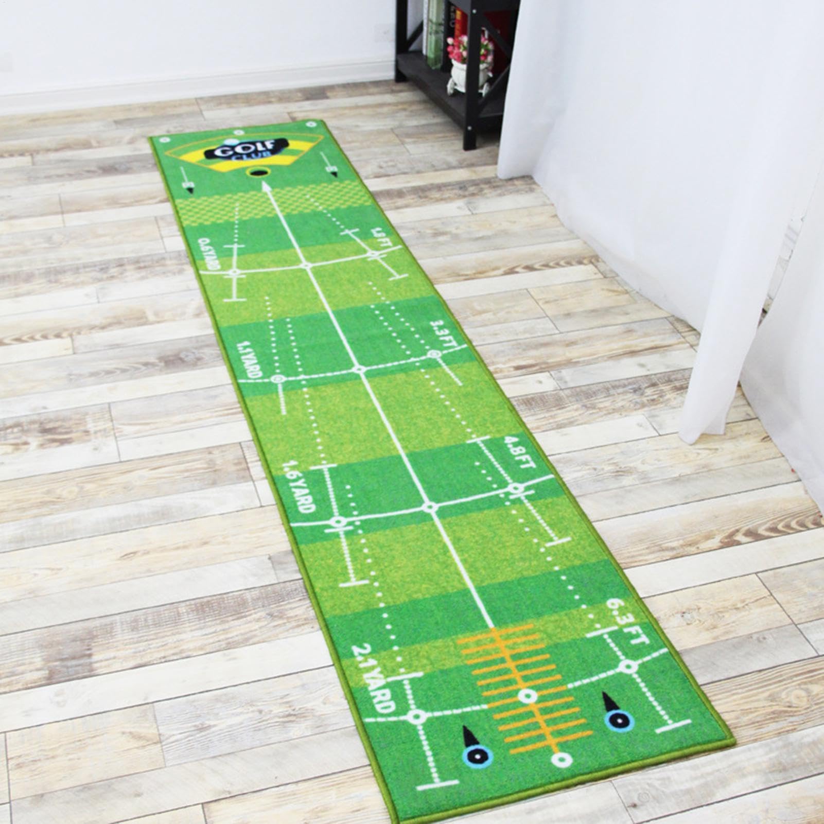 Tappetino Putting Green 50 x 238 cm portatile antiscivolo