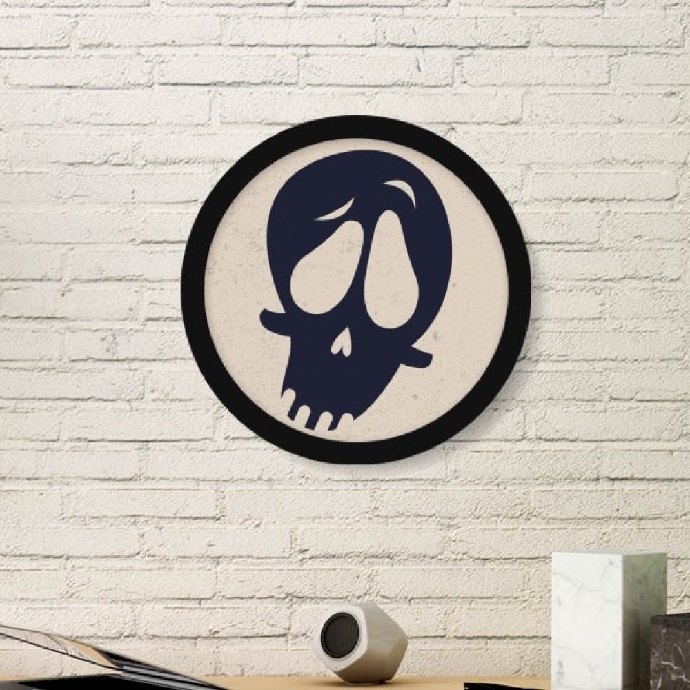 Crâne Halloween cadeau original pour amateurs d'art sombre et de décoration