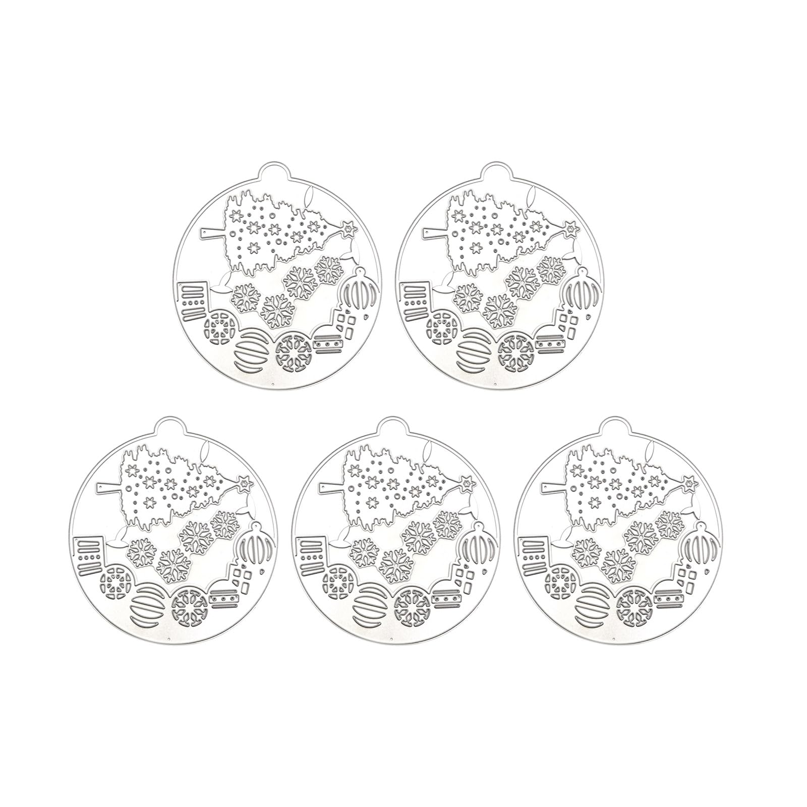 Matrices de découpe Noël lot de 5 pochoirs en acier pour scrapbooking et carterie