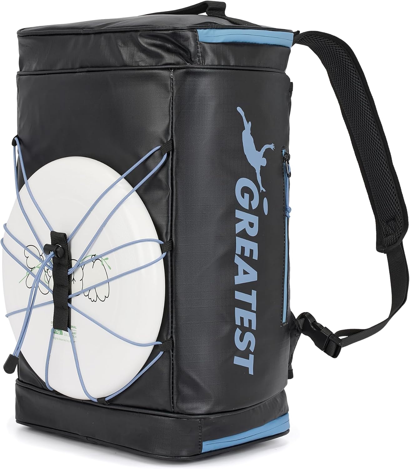 GREATEST Ultimate Frisbee Bag 30 Liter. Built in Insulated Water Bottle Pocket. Waterproof Durable Sports Equipment Duffel Backpack for Outdoor Sports Travel & More