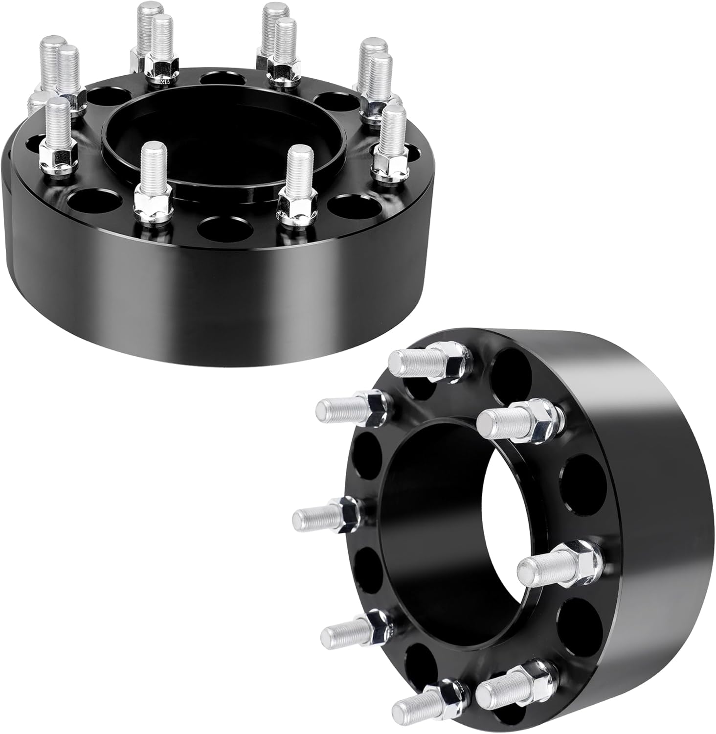 YIZBAP 2PCS 8x180 HubCentric Wheel Spacers, 3 inch 8x180 Wheel Spacers 124.1mm Hub Bore M14x1.5 Thread Pitch for 2011-2023 Silverado 2500 2500HD 3500HD Sierra 2500 HD 3500HD