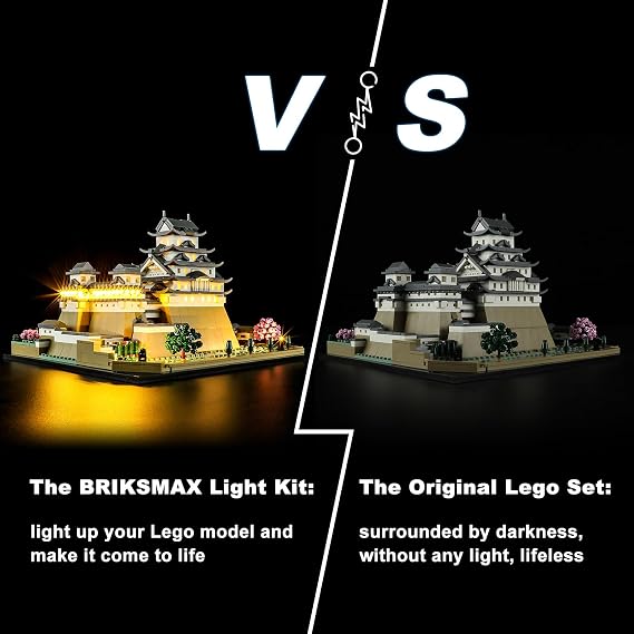 BRIKSMAX Led Lighting Kit for Lego 21060 Himeji Castle - Compatible with Lego Architecture Building Set- Not Include Lego Set