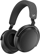Sennheiser ゼンハイザー MOMENTUM 4 Wireless ワイヤレスノイズキャンセリングヘッドホン - クリアな通話を実現するBluetoothヘッドセット、アダプティブノイズキャンセリング搭載、オーバーイヤータイプ、60時間のバッテリー持続時間、専用収納ケース、ブラック