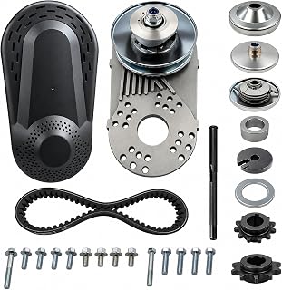 30 Series Torque Converter 1 inch Bore Fit for Go Kart Mini Bike Clutch 10T #40 41 420 Chain and 12T #35 Chain Drive Belt Pulley Replaces Manco Comet TAV2,218354A,203603A,219456A, 218355A,219554A