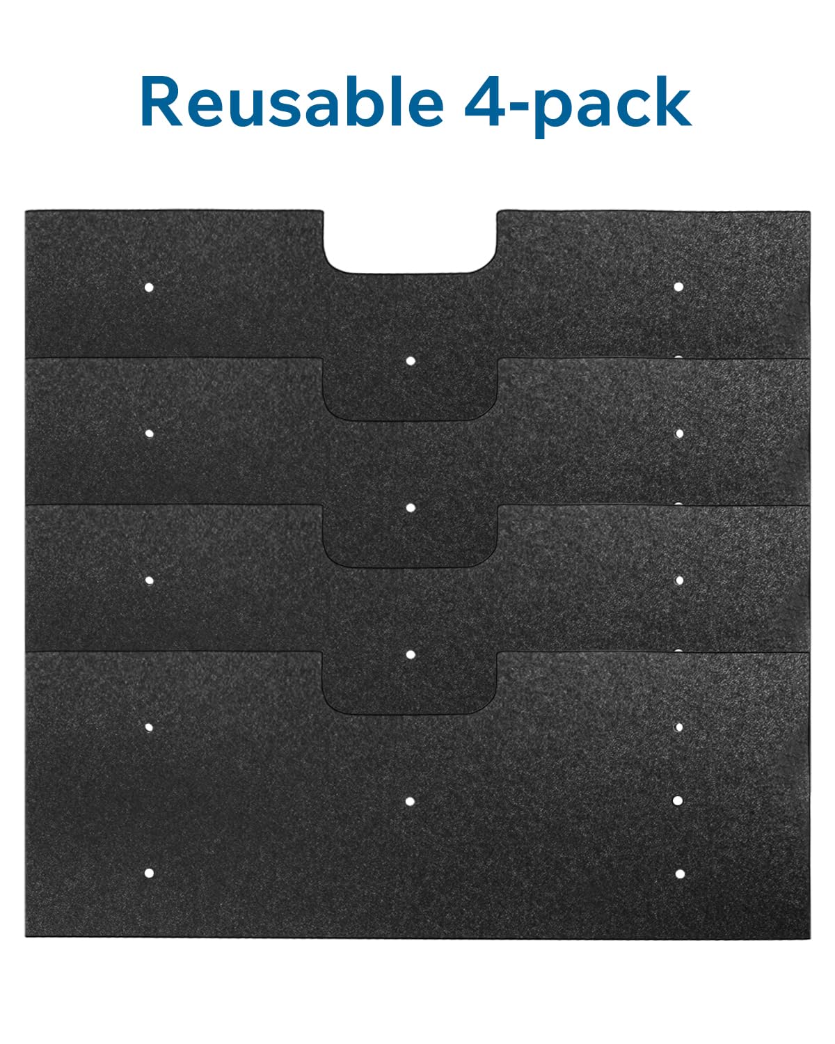 WH01X35719 - Paquete de 4 filtros de pelusa para lavadora y secadora GE Profile - Lavable a mano y reutilizable - Para modelos: PFQ97HSPVDS - Repuesto de filtro de pelusa para secadora - Filtro