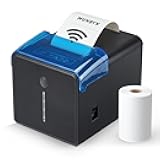 MUNBYN WiFi Receipt Printer with USB Port, 80mm POS Printer Works with Mac Windows Chromebook Linux Cash Drawer, ESC/POS (P047 WiFi), Do Not Support Square Paypal Zettle Shopify Kyte Bluetooth