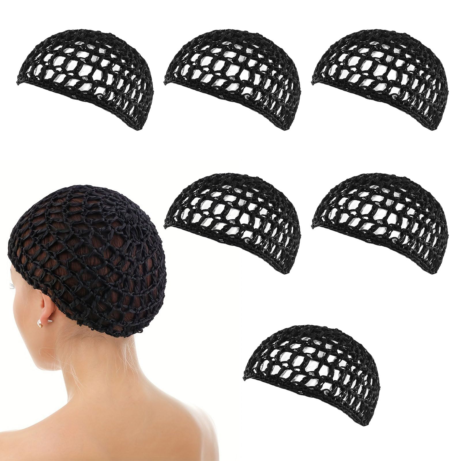 20 Pcs Filets à Cheveux, Élastique Cheveux Chignon,Filet De Cheveux