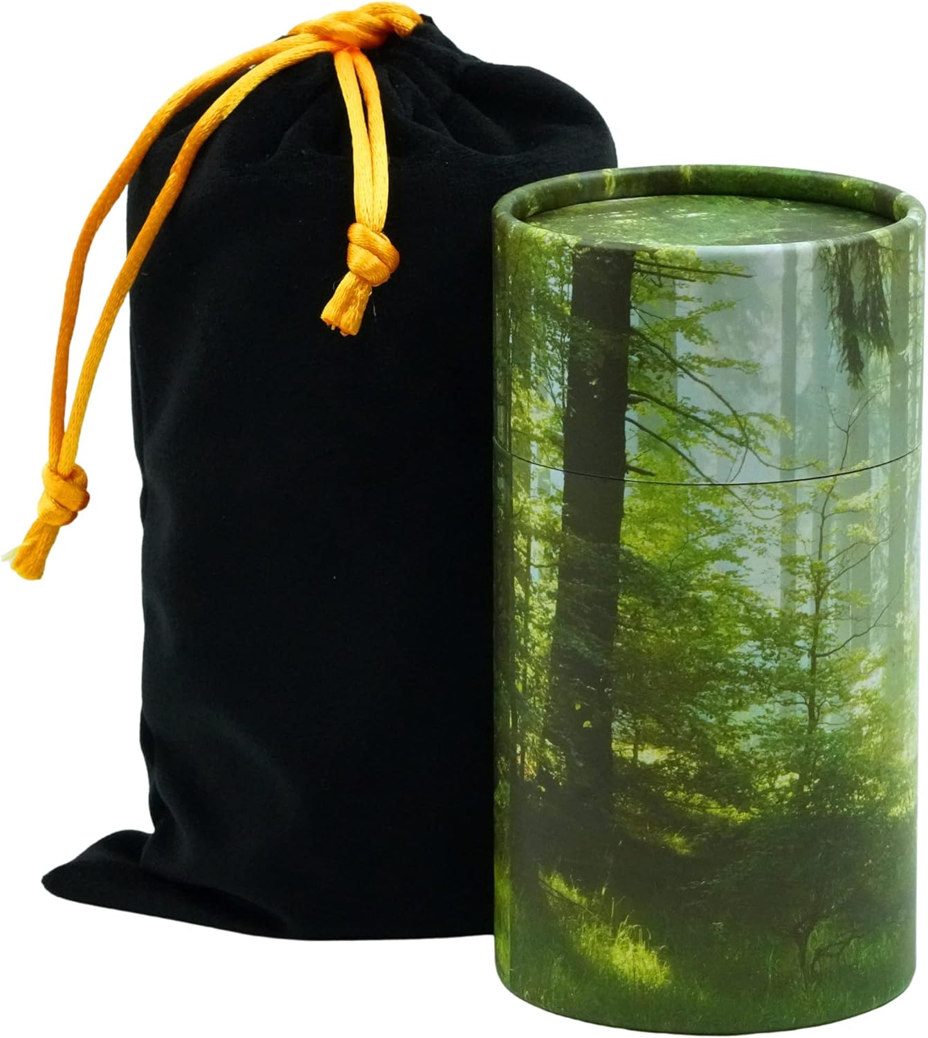 Casket Depot Green Forest Mini Scattering Tube, Holds Up 35 Cubic Inches Ashes