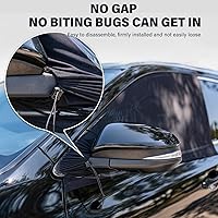 Vista 2 de Pantalla para ventana delantera de coches compactos y SUV para acampar, protección solar para ventanas delanteras, cubiertas de privacidad