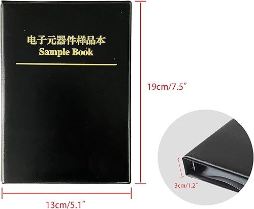 Miniatura 2 de Kit de condensador 1206 SMD Book (0.5pF-1uF) SMT Kit Chip 80 Valor x 50pcs  4000pcs Capacitor Surtido Portafolio Carpeta Libro de muestras