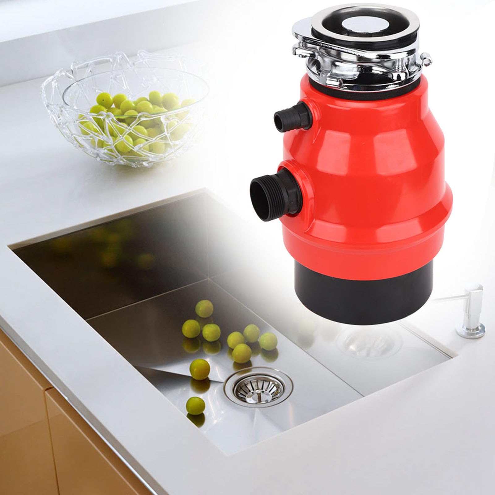 4000rmp 550 W Home Kitchen Sink smaltimento rifiuti rifiuti rifiuti rifiuti Alimentari Spina UK 110-240 V