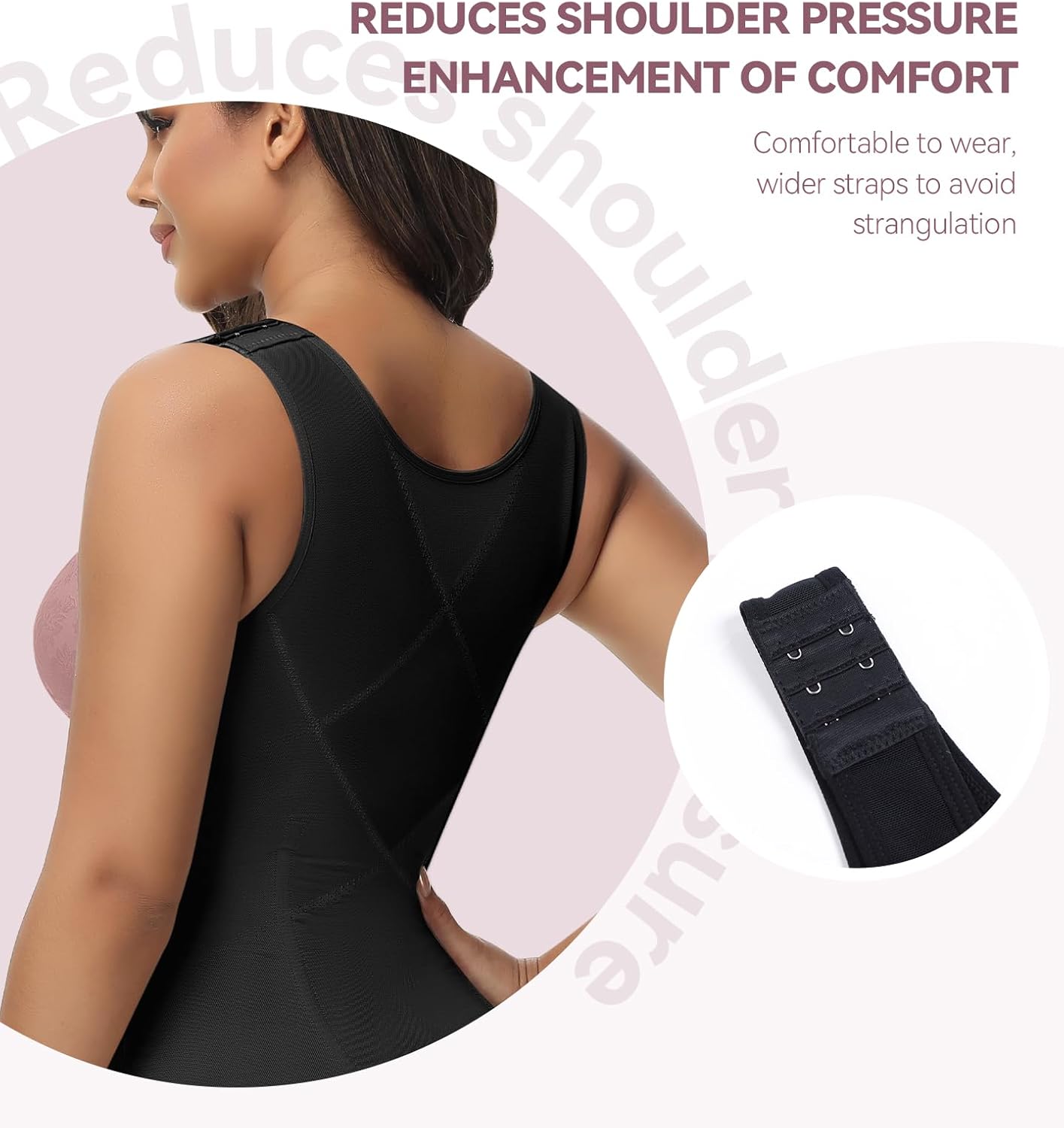 SHAPSHE Waist Trainer for Women Workout Corset Waist Cincher Shapewear Tummy Control Vest Body Shaper Invisible Girdle - Image 2