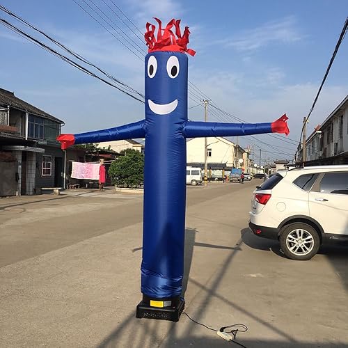 Miniatura 3 de 20ft Publicidad Tubo Inflable Hombres (No Soplador) Gigante Que Agita Brazo Mosca Marioneta Decoración Navidad Señales Decorativas Para Negocios