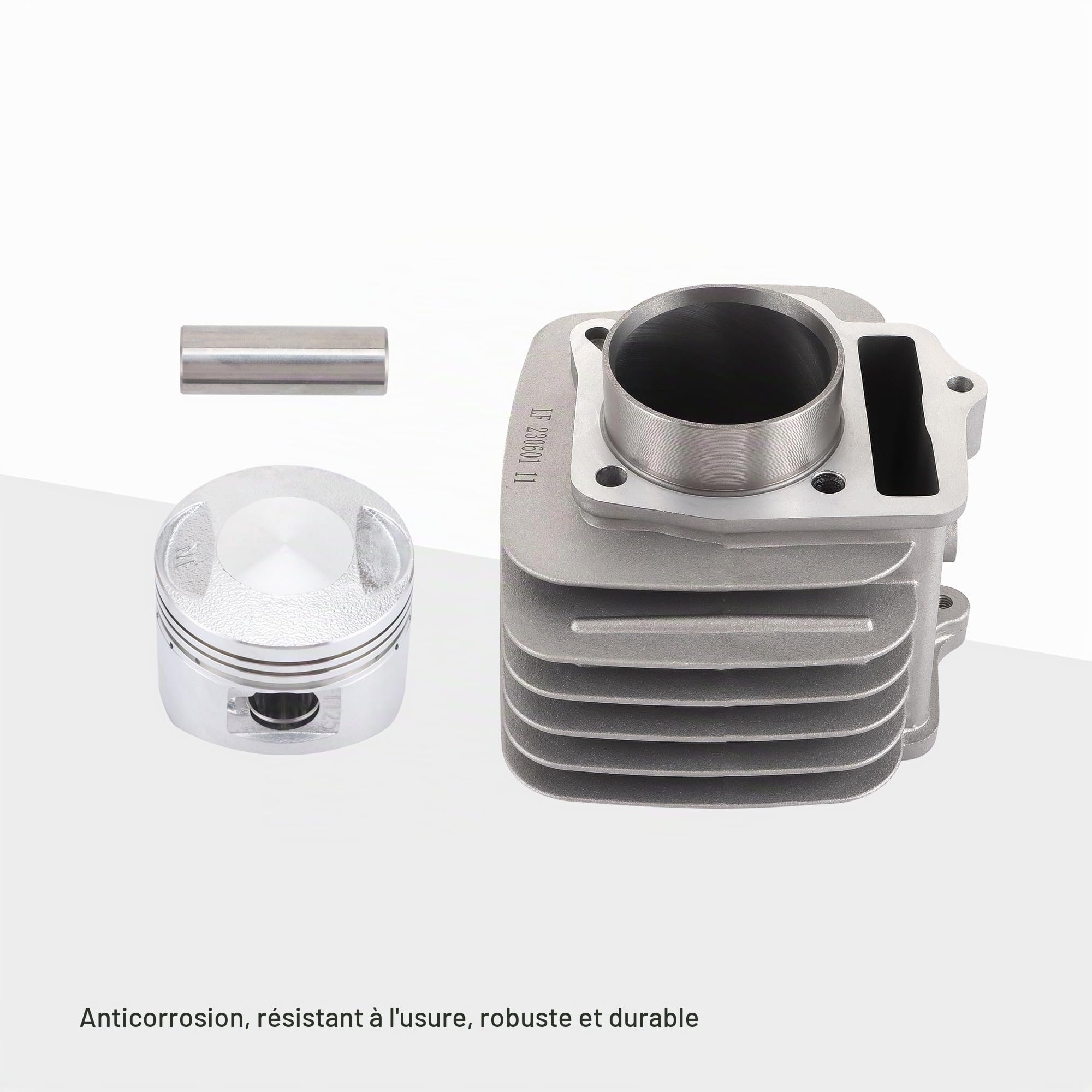 GOOFIT 52.4mm Culasses Ensemble de Chemise de Cylindre Kit de Reconstruction Joints de Segment de Piston Remplacement pour 4 Temps LIFAN 110CC 125cc Moteur de Moto ATV Go Kart Pocket Dirt Pit Bike