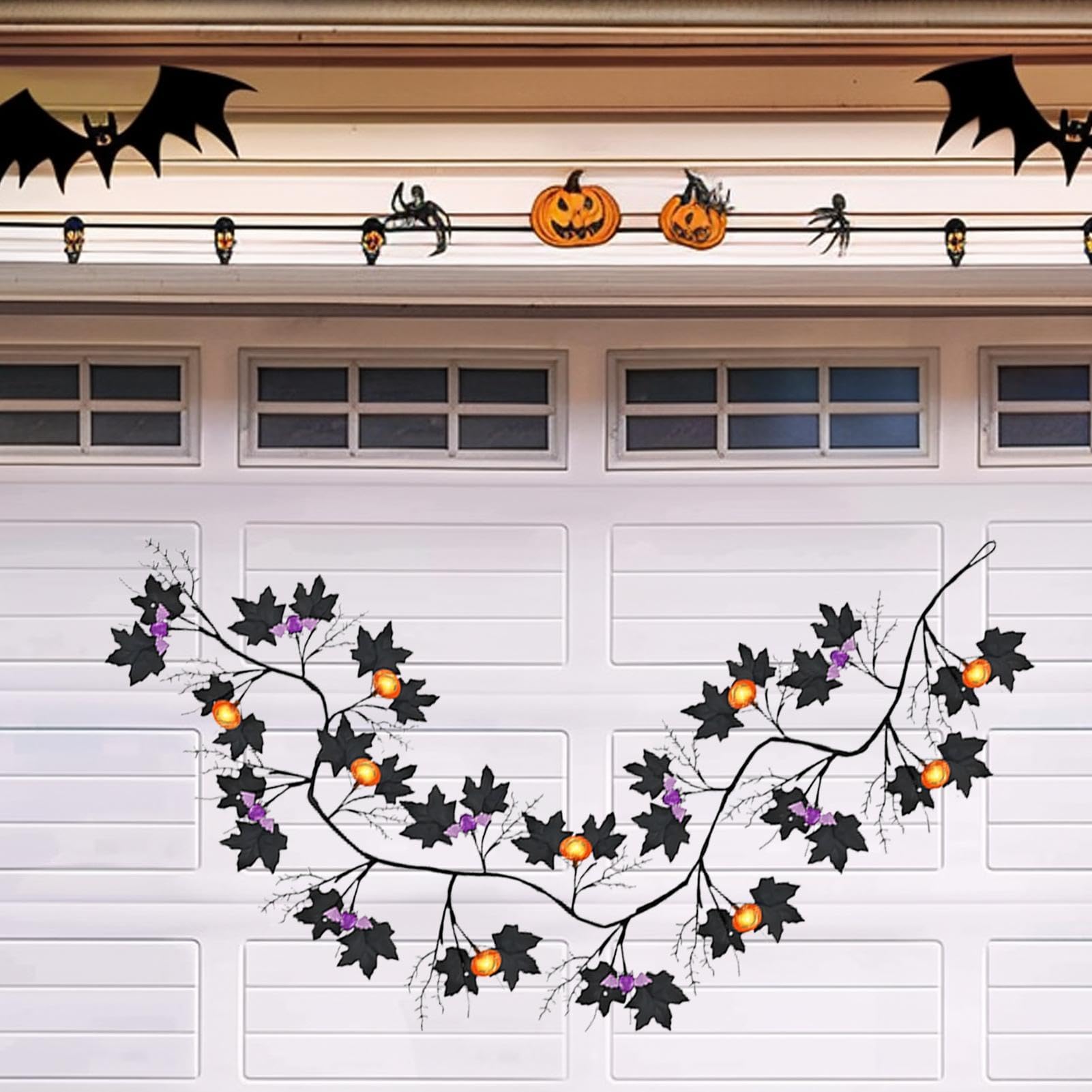 Świetlne Girlandy Halloween z Wierzby 54 Diody LED