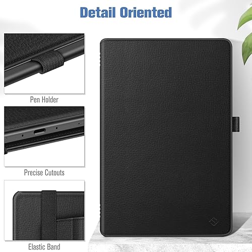Miniatura 8 de Fintie Funda giratoria para Tienda Fire Max 11 (13 generación, versión 2023) con soporte para lápices integrado, funda protectora con soporte